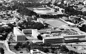 Tlemcen - Le lycee - le Stade - La piscine